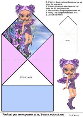 Sadie Fairy Pop Up Spring Card