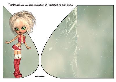 Nicole Teardrop Card
