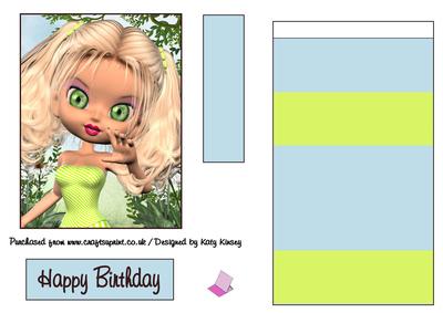 Kirsty Easel Card