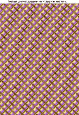 Jewelled Quilt in Purple Backing Paper