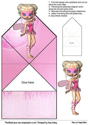 Dawn Fairy Pop Up Spring Card