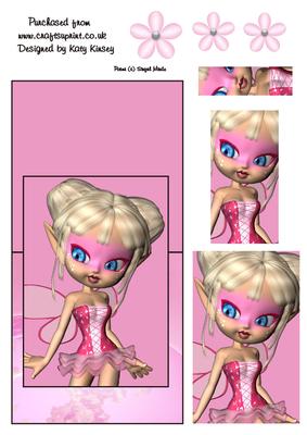 Dawn Fairy Over the Edge Card