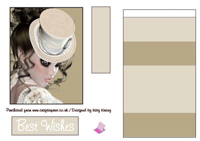 Elegant in Cream Easel Card