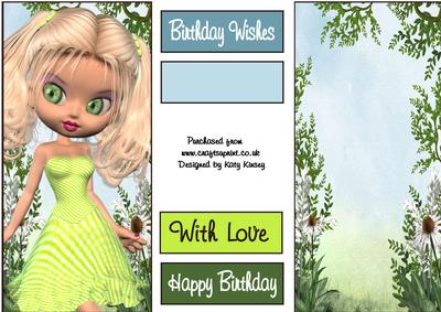 Kirsty Dl Card Front and Insert