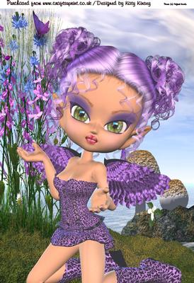 Sadie Fairy A4 Card Front