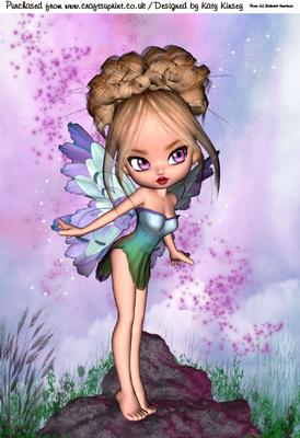 Lola Fairy A4 Card Front