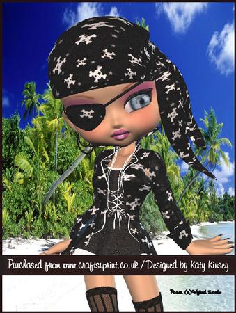 Morgana the Pirate A4 Pyramage Card Kit
