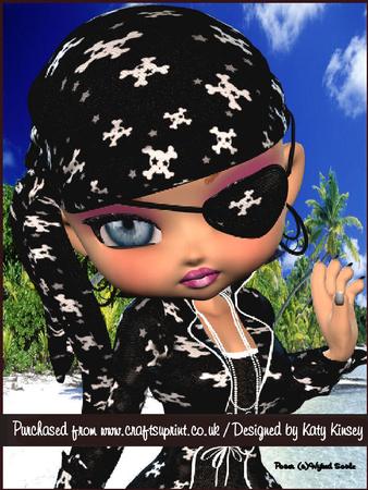 Morgana the Pirate A5 Pyramage Card Kit