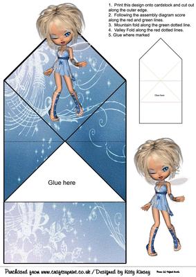 Skye Fairy Pop Up Spring Card