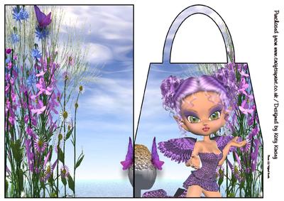 Sadie Fairy Handbag Card