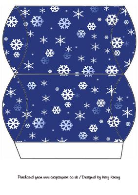 Snowflake Storm Pillow Gift Box