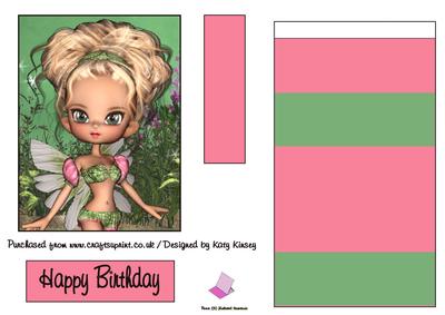 Zoe Fairy Easel Card