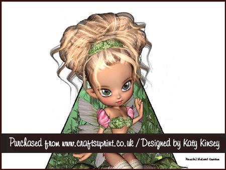 Zoe Fairy 3D Stand Up Pyramid Card Kit