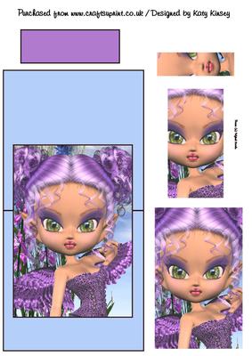 Sadie Fairy Over the Edge Card