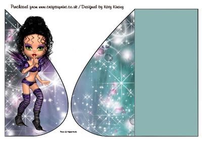 Nina Fairy Teardrop Card