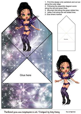 Nina Fairy Pop Up Spring Card