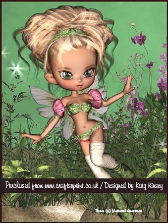 Zoe Fairy A4 Tunnel Card Kit