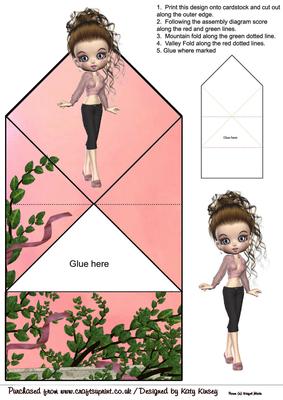Brandy Pop Up Spring Card