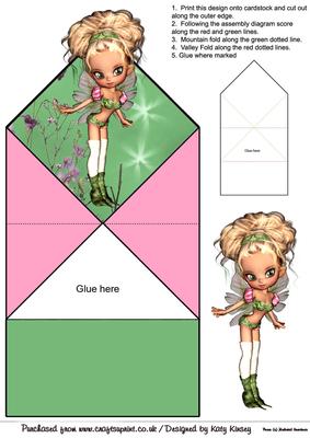 Zoe Fairy Pop Up Spring Card