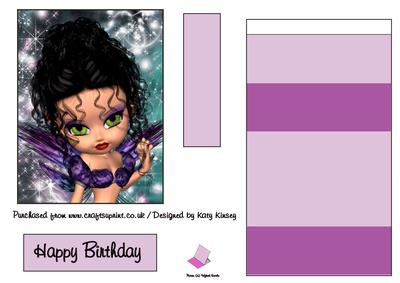 Nina Fairy Easel Card