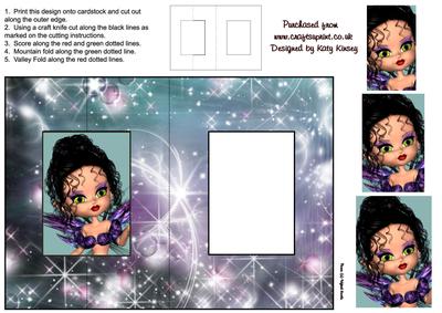 Nina Fairy Foldback Card with Simple Pyramage