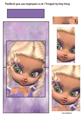 Willow Fairy Over the Edge Card
