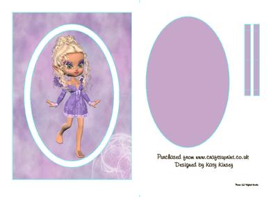 Willow Fairy Flip Card Sheet