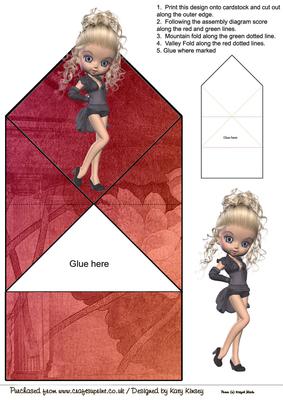 Marie Pop Up Spring Card