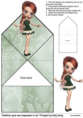 Olivia Pop Up Spring Card