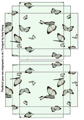Butterfly Swarm Gift Box with Lid