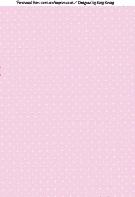 Glitter Stars in Pastel Pink Backing Paper