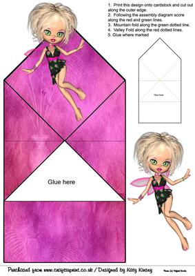 Rhianne Fairy Pop Up Spring Card