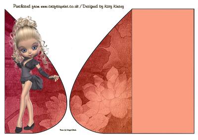 Marie Teardrop Card