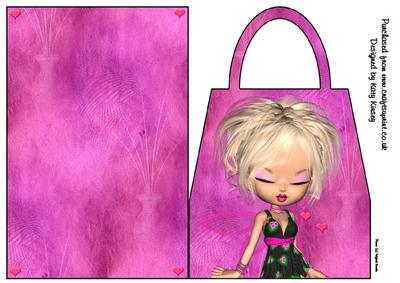 Rhianne Fairy Handbag Card