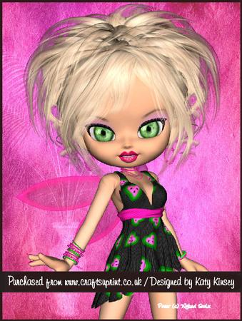 Rhianne Fairy A4 Pyramage Card Kit