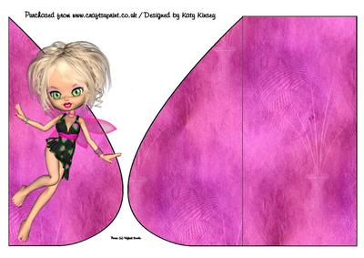 Rhianne Fairy Teardrop Card