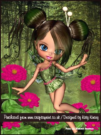 Patience Fairy A4 Pyramage Card Kit