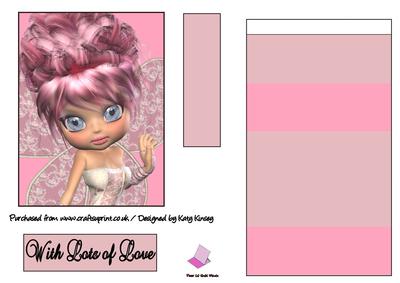 Lou Lou Fairy Easel Card