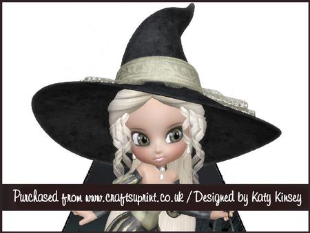 Witchy Ways 3D Stand Up Pyramid Card Kit