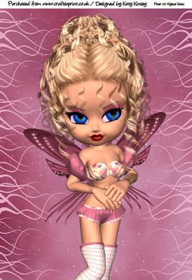 Belinda Fairy A4 Card Front