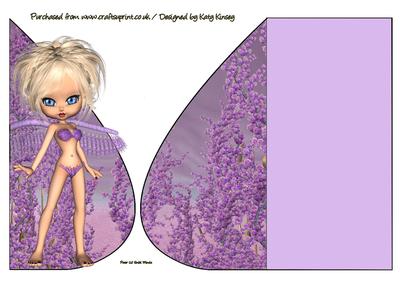 Seraphina Angel Teardrop Card