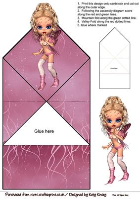 Belinda Fairy Pop Up Spring Card