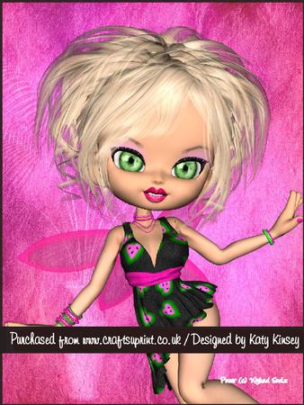 Rhianne Fairy A5 Pyramage Card Kit