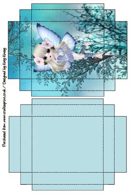 Petunia Fairy Gift Box with Lid