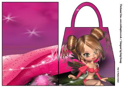 Amy Fairy Handbag Card