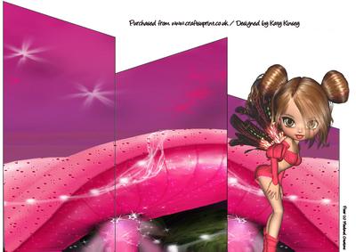 Amy Fairy Cascade Card