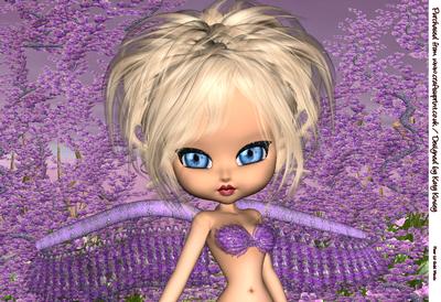 Seraphina Angel A4 Card Front