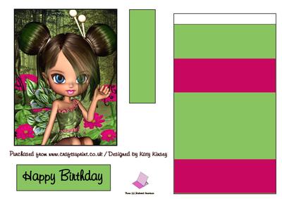 Patience Fairy Easel Card