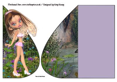 Shireen Teardrop Card