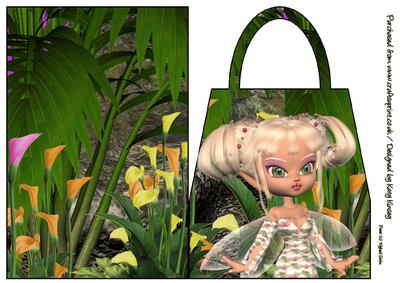 Jenna Fairy Handbag Card